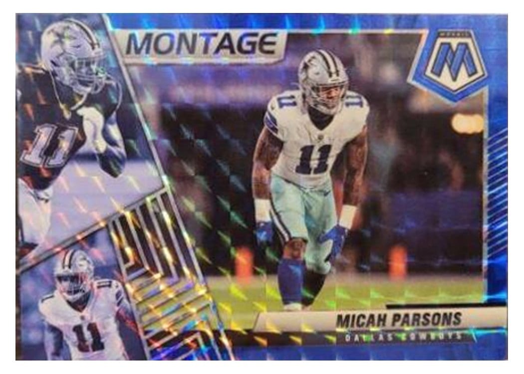2022 Panini Mosaic Base Set Micah Parsons #55 card