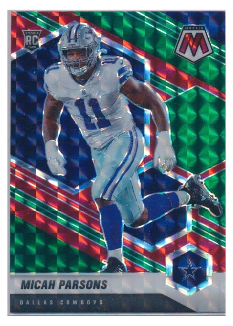 2022 Panini Mosaic Base Set Micah Parsons #55 card