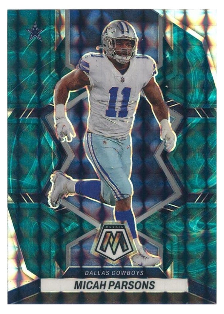 2022 Panini Mosaic Base Set Micah Parsons #55 card