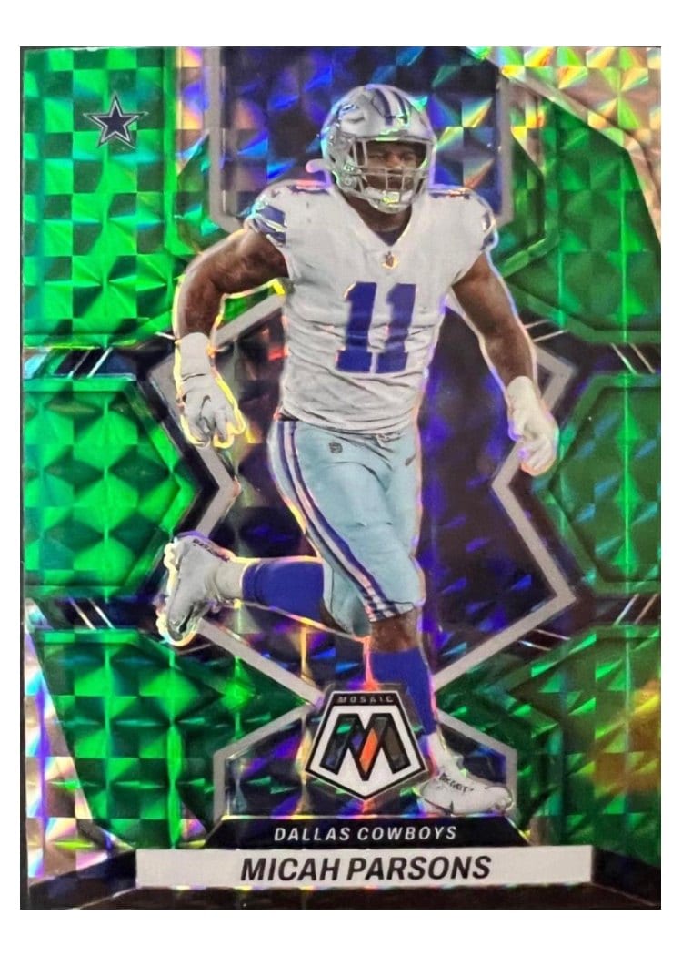 2022 Panini Mosaic Base Set Micah Parsons #55 card