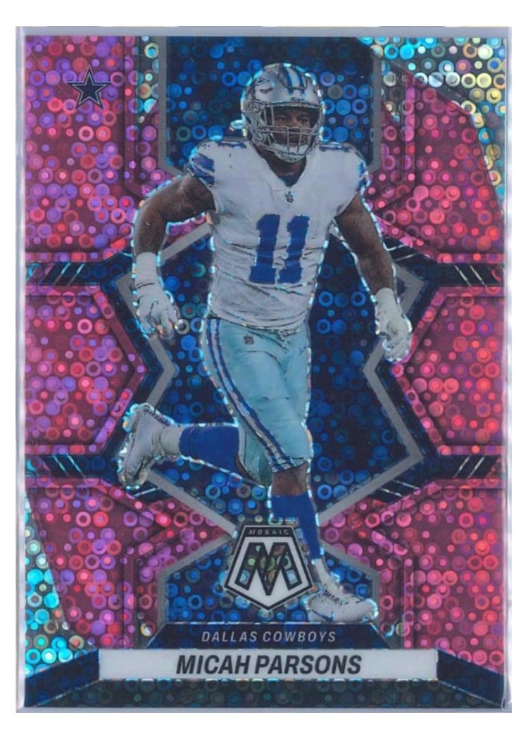 2022 Panini Mosaic Base Set Micah Parsons #55 card