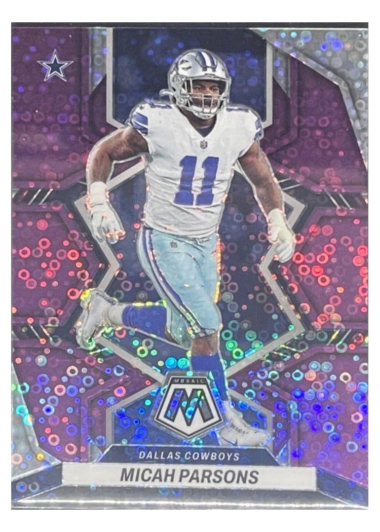 2022 Panini Mosaic Base Set Micah Parsons #55 card