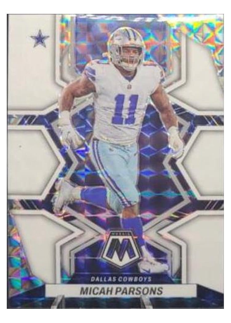 2022 Panini Mosaic Base Set Micah Parsons #55 card