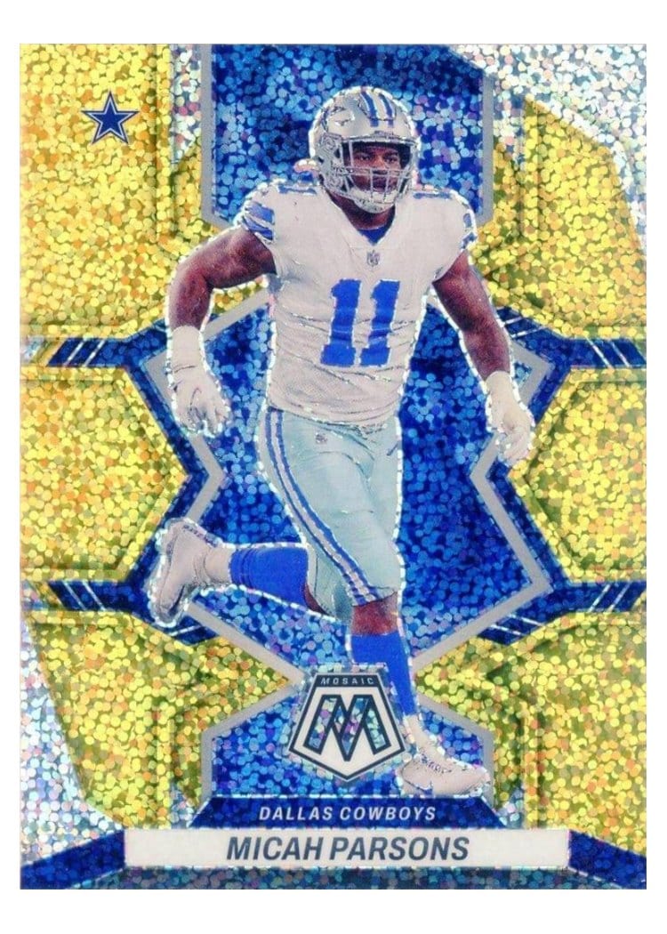 2022 Panini Mosaic Base Set Micah Parsons #55 card
