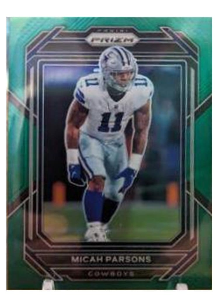 2022 Panini Prizm Base Set Micah Parsons #82 card