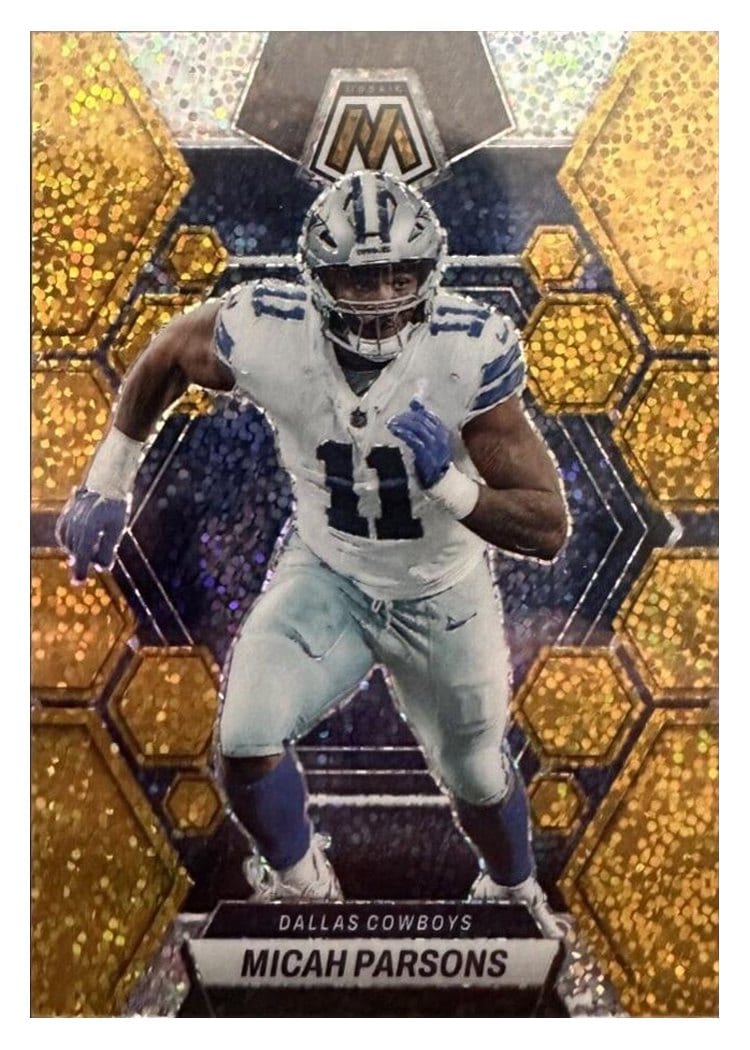 2023 Panini Mosaic Base Set Micah Parsons #58 card