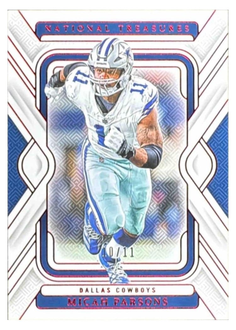 2024 Panini National Treasures Base Set Micah Parsons #27 card
