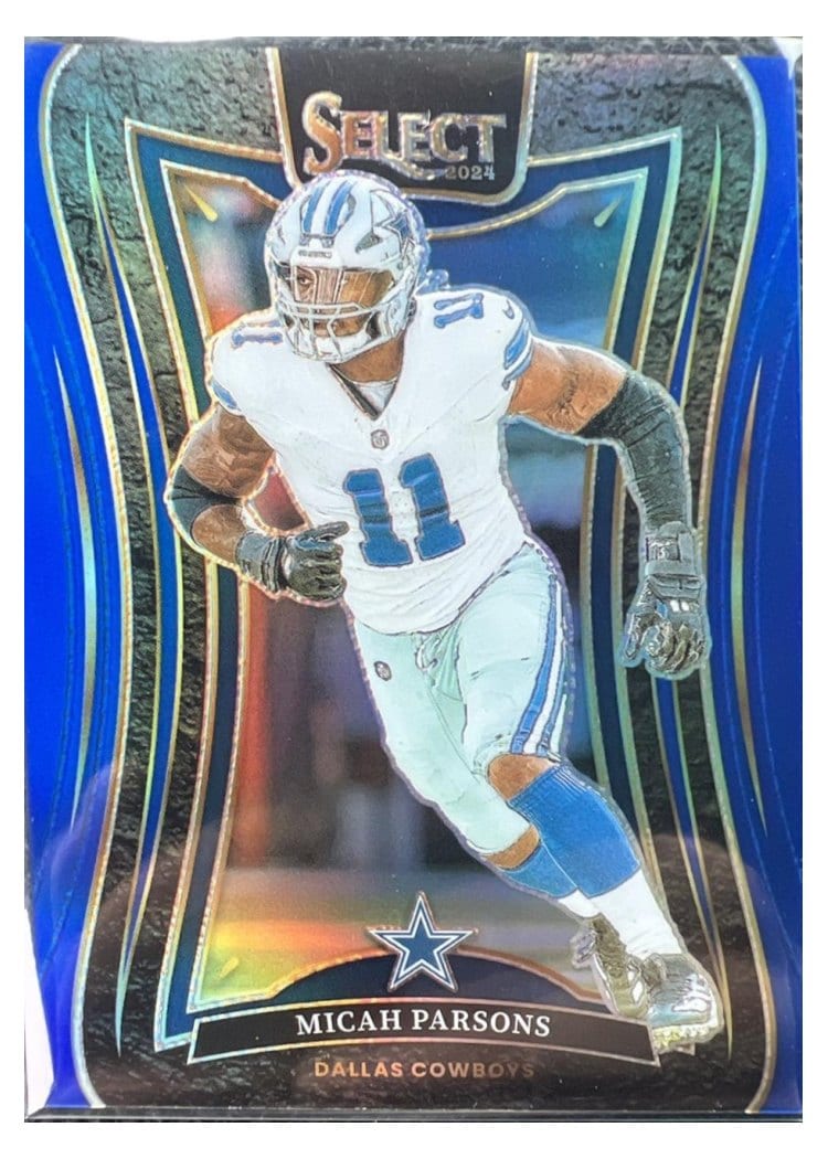 2024 Panini Select Base Set Micah Parsons Blue Prizm #364 card