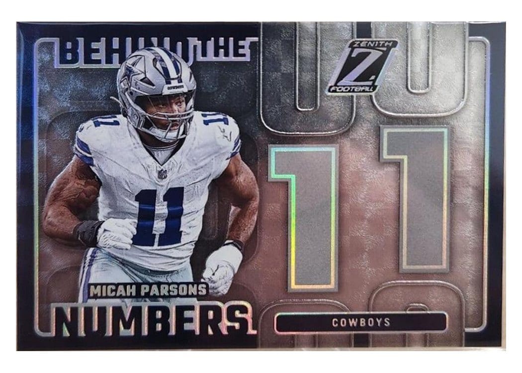 2024 Panini Zenith Behind The Numbers Micah Parsons #25 card