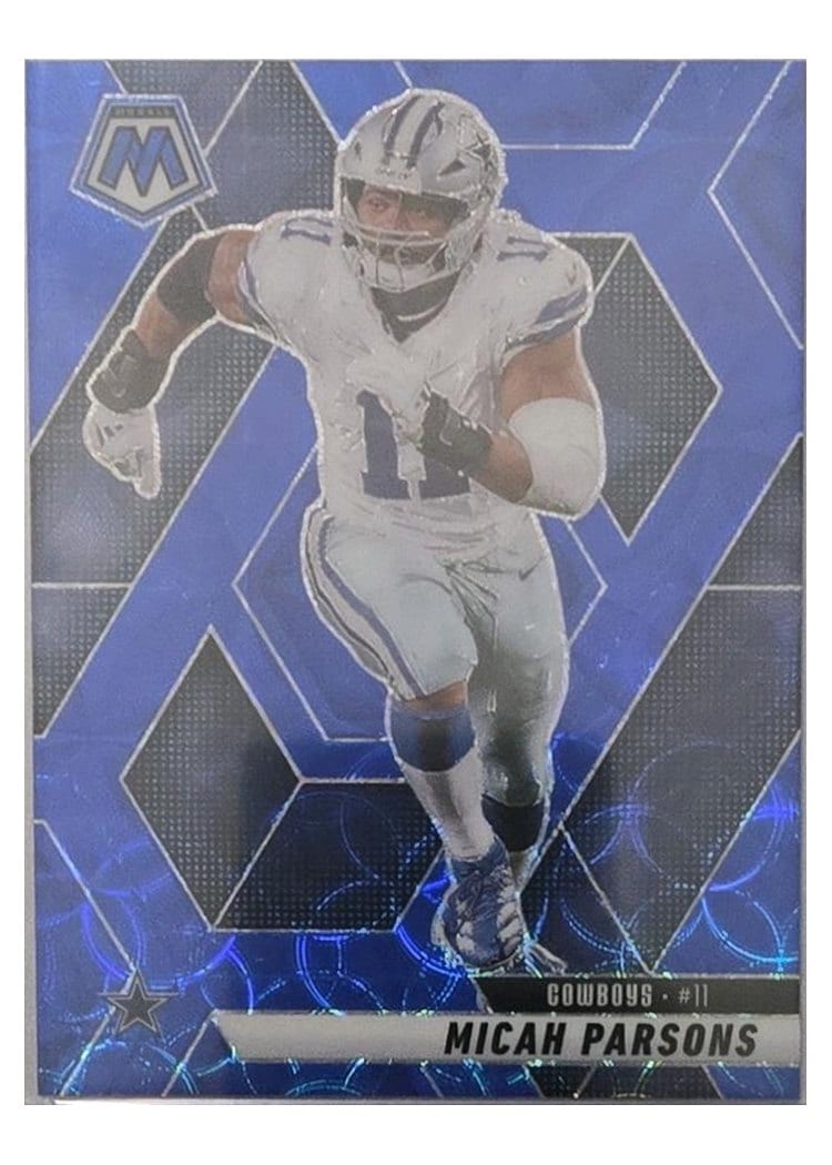2025 Panini Mosaic Base Set Micah Parsons Blue Scope #110 card