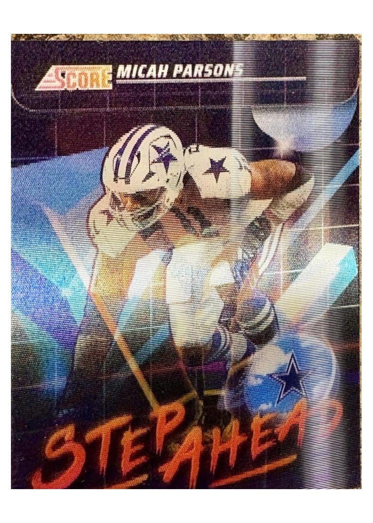 2025 Score Step Ahead Micah Parsons #13 card
