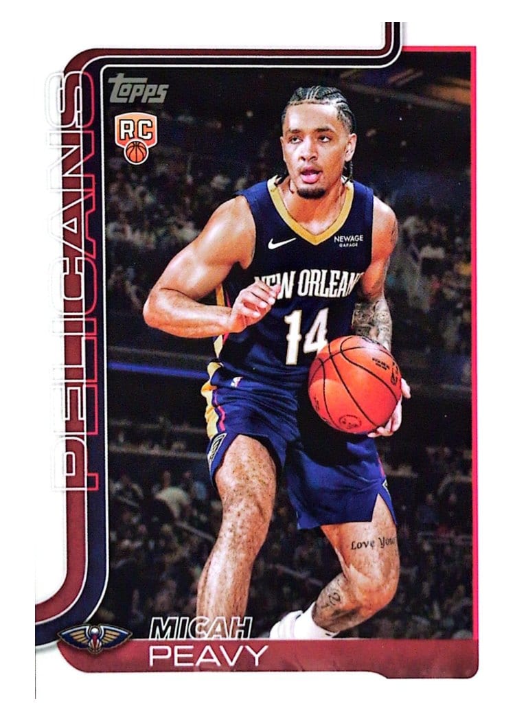 2025-26 Topps Base Set Micah Peavy #241 card