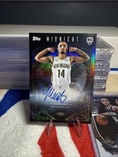 2025-26 Topps Midnight Midnight Sun Signatures Rookies Micah Peavy #MSR-MP card