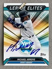 2025 Topps Pro Debut League Elites Autographs Michael Arroyo #LEA-MA card