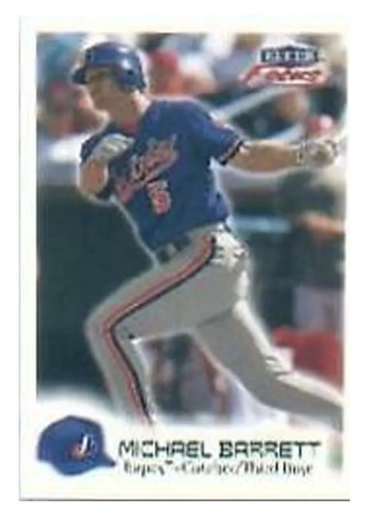 2000 Fleer Focus Michael Barrett #33 card