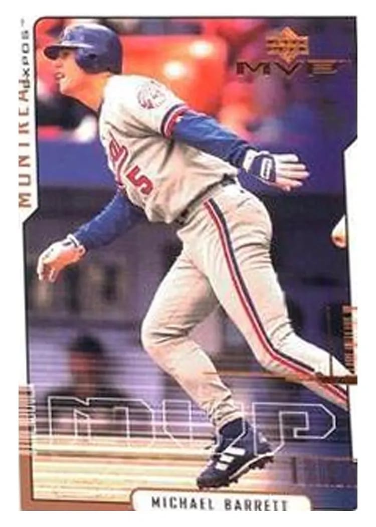 2000 Upper Deck MVP Michael Barrett #82 card