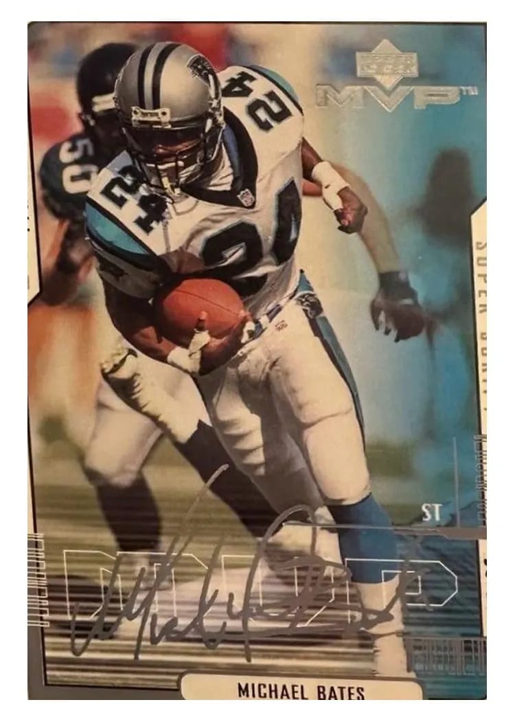 2000 Upper Deck MVP Michael Bates #27 card