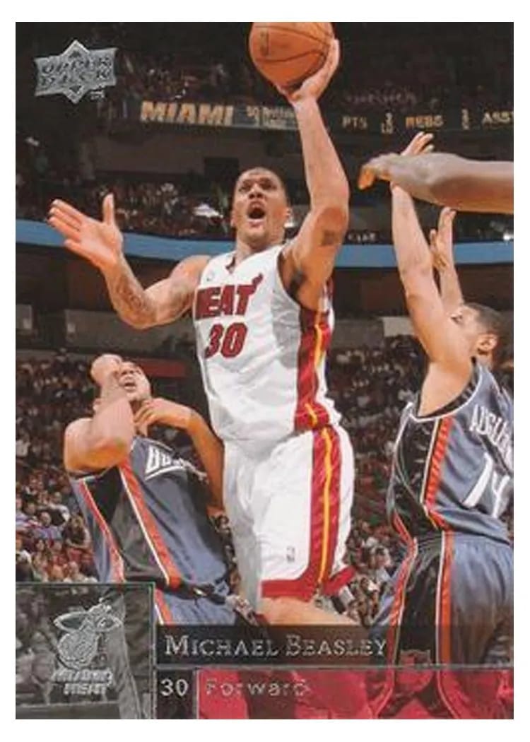 2009 Upper Deck Michael Beasley #93 card