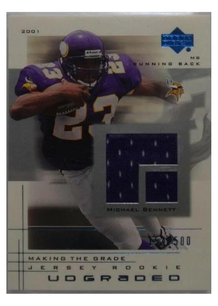 2001 Upper Deck Graded Michael Bennett #46 card