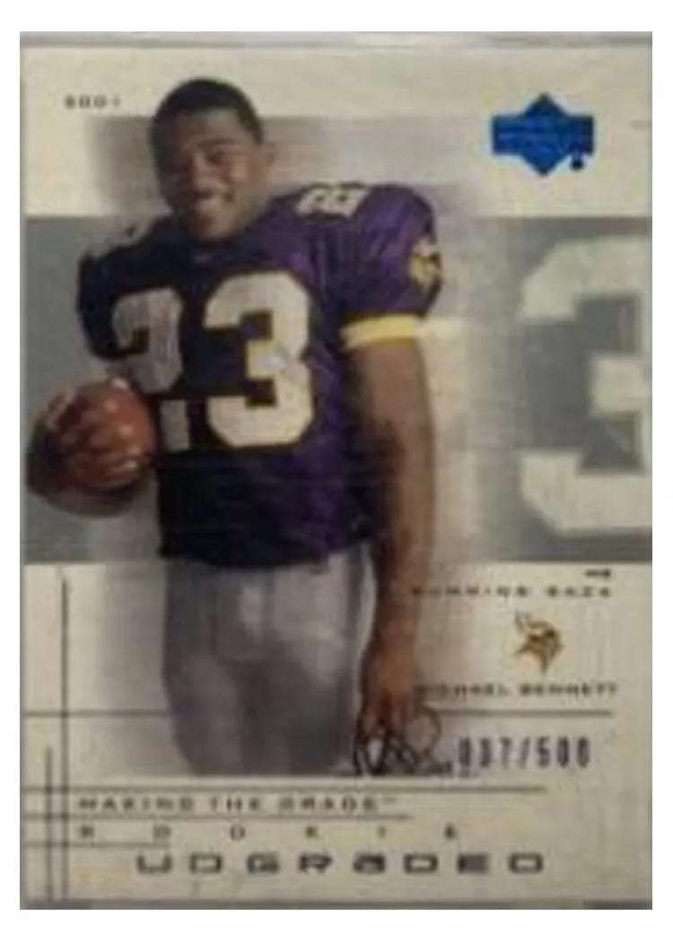 2001 Upper Deck Graded Michael Bennett #46 card