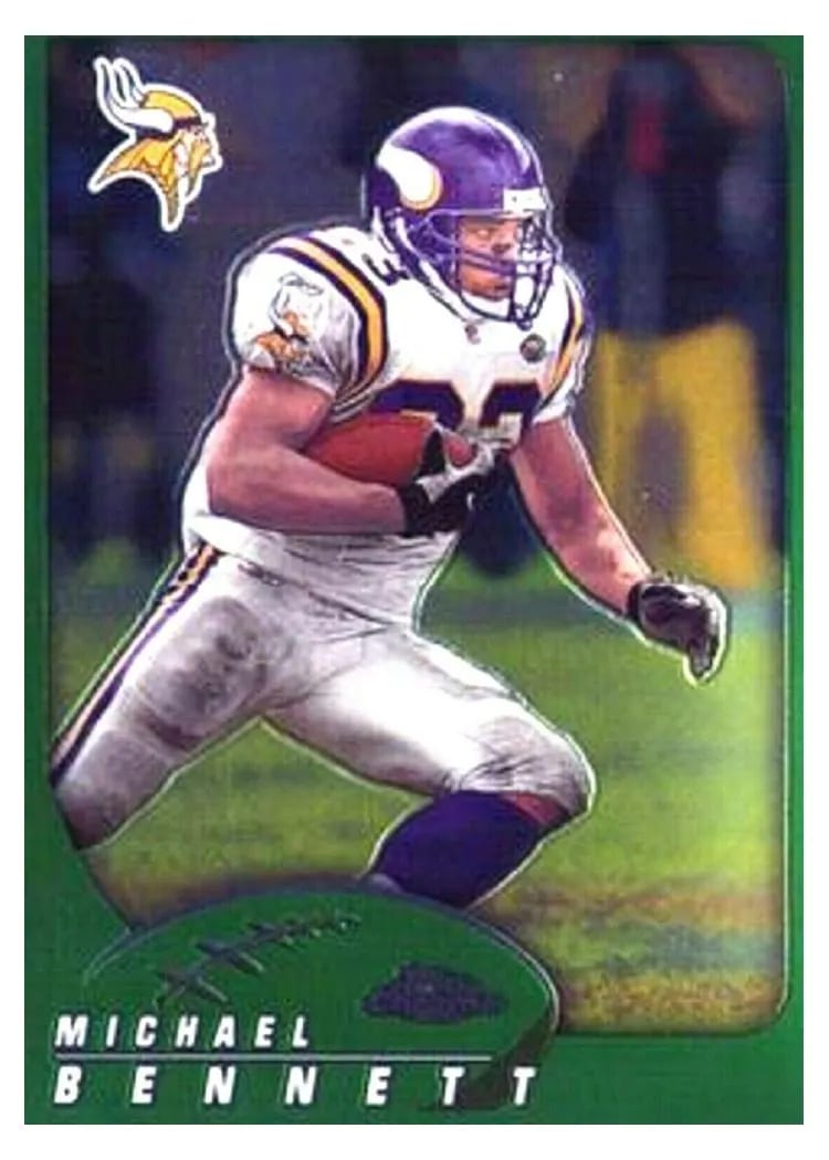 2002 Topps Chrome Michael Bennett #67 card