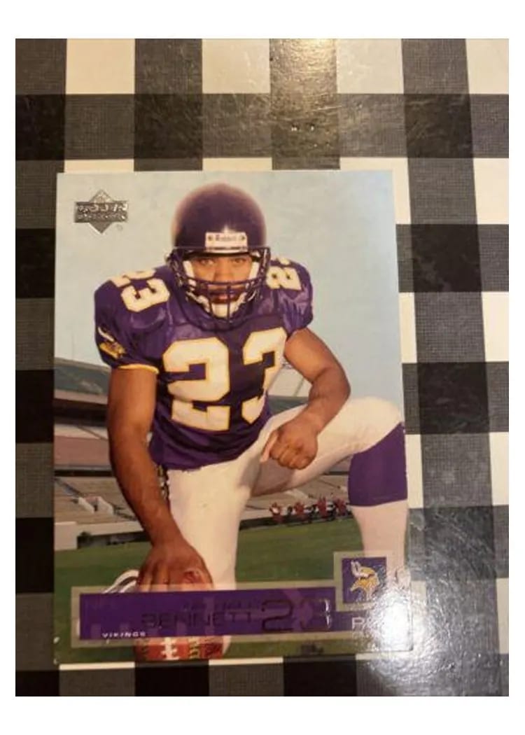 2002 Upper Deck Michael Bennett #95 card
