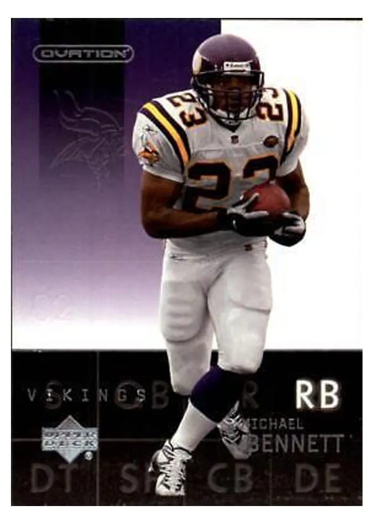 2002 Upper Deck Ovation Michael Bennett #48 card