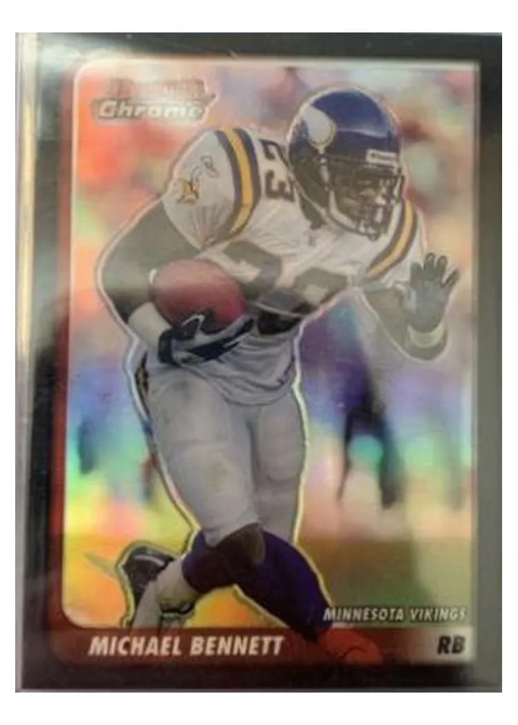 2003 Bowman Chrome Michael Bennett #93 card