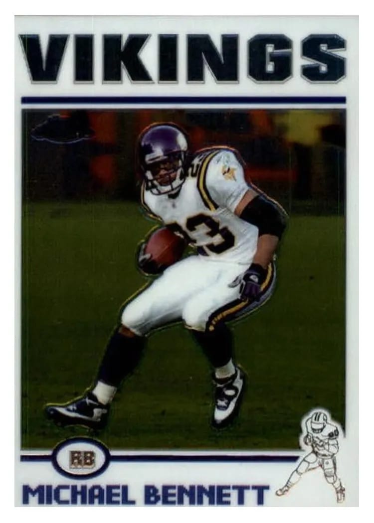 2004 Topps Chrome Michael Bennett #98 card