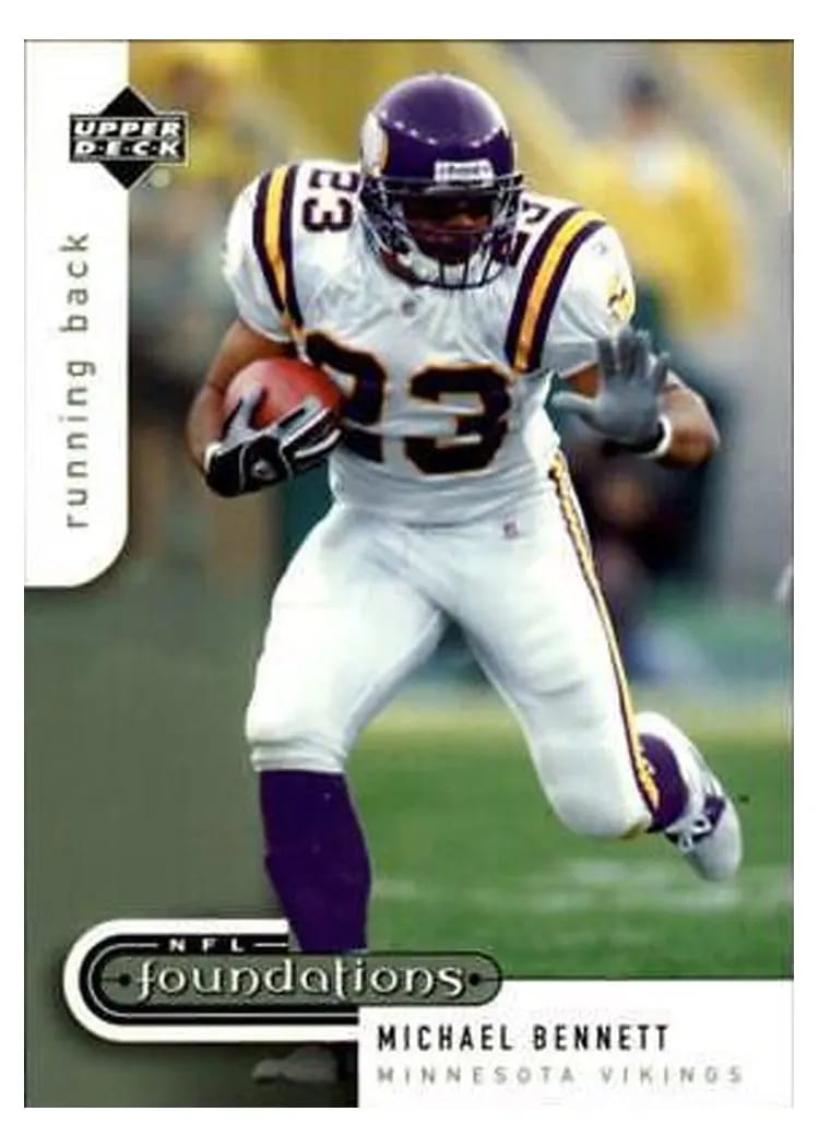 2005 Upper Deck Foundations Michael Bennett #53 card