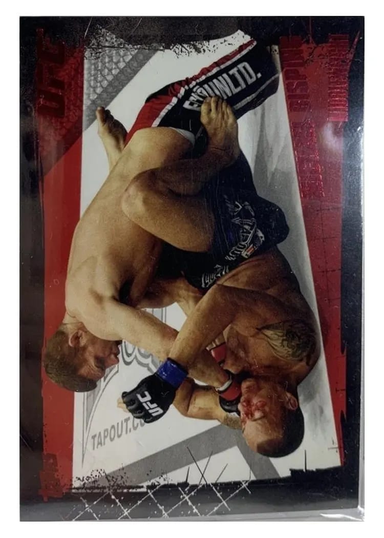 2010 Topps UFC Michael Bisping Red #15 card