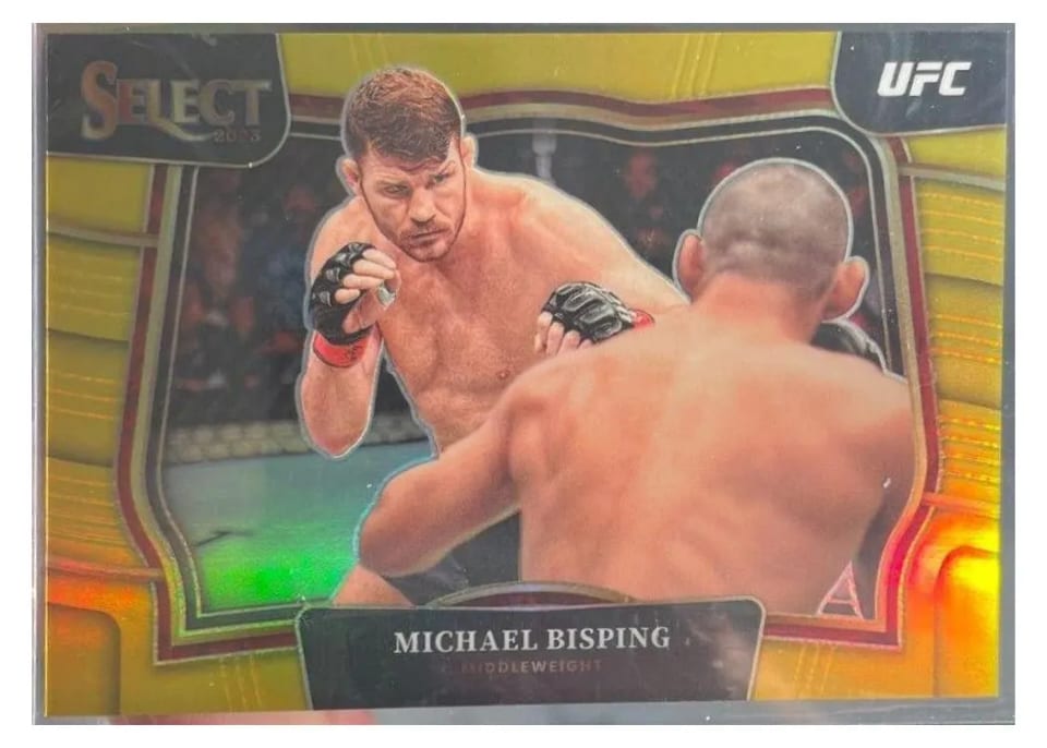 2023 Panini Select UFC Michael Bisping Gold #263 card