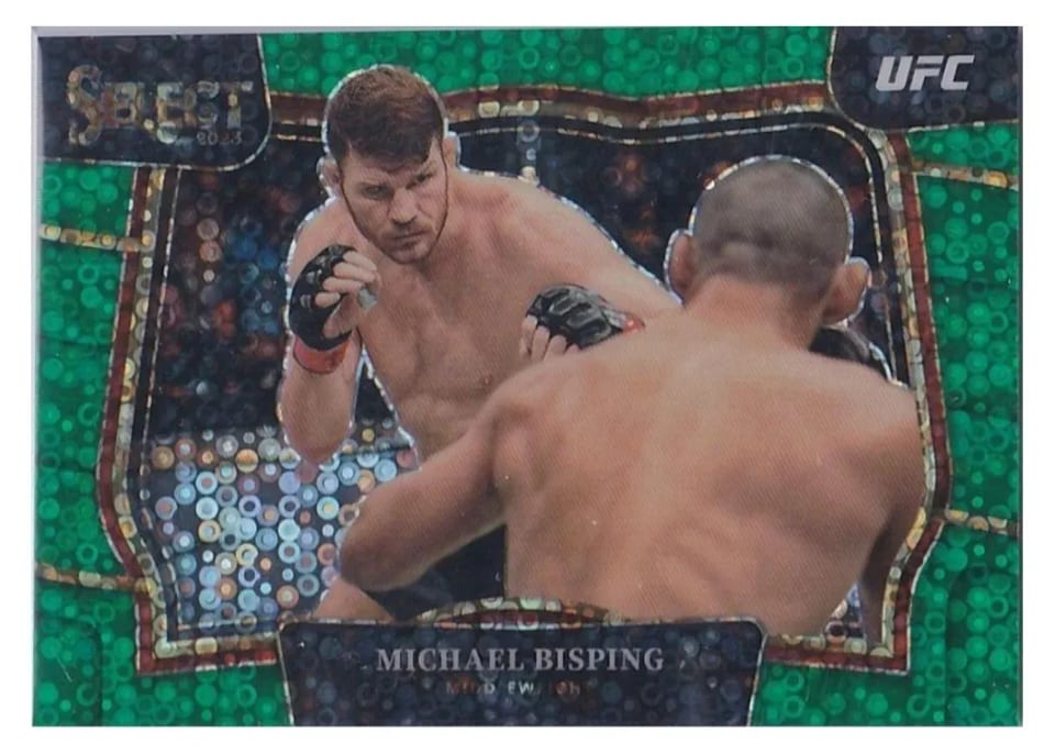 2023 Panini Select UFC Michael Bisping Green Disco #263 card