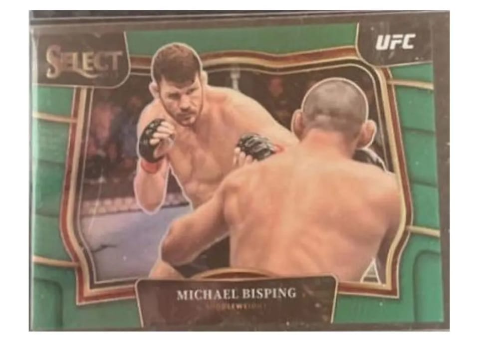 2023 Panini Select UFC Michael Bisping Green #263 card
