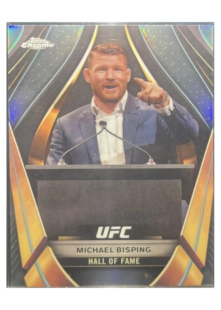 2024 Topps Chrome UFC Embedded Michael Bisping #EMB-7 card