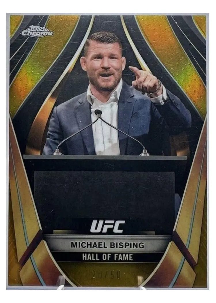 2024 Topps Chrome UFC Embedded Michael Bisping #EMB-7 card