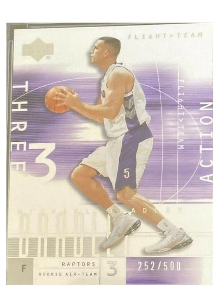2001 Upper Deck Flight Team Michael Bradley #117 card