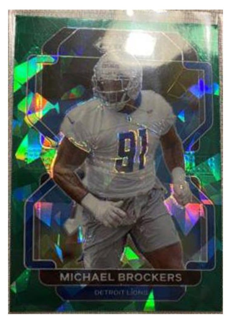 2021 Panini Prizm Base Set Michael Brockers Green Ice Prizm #151 card