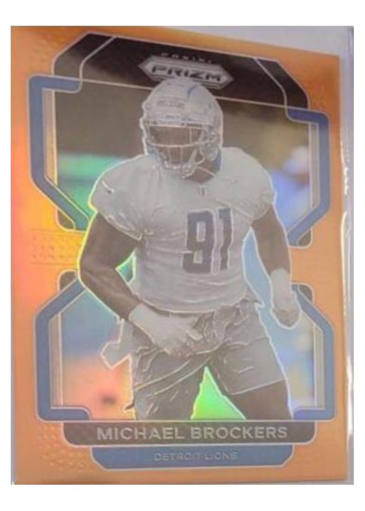 2021 Panini Prizm Base Set Michael Brockers Orange Prizm #151 card