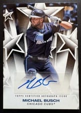 2025 Topps Baseball Stars Autographs Michael Busch #BSA-MBU