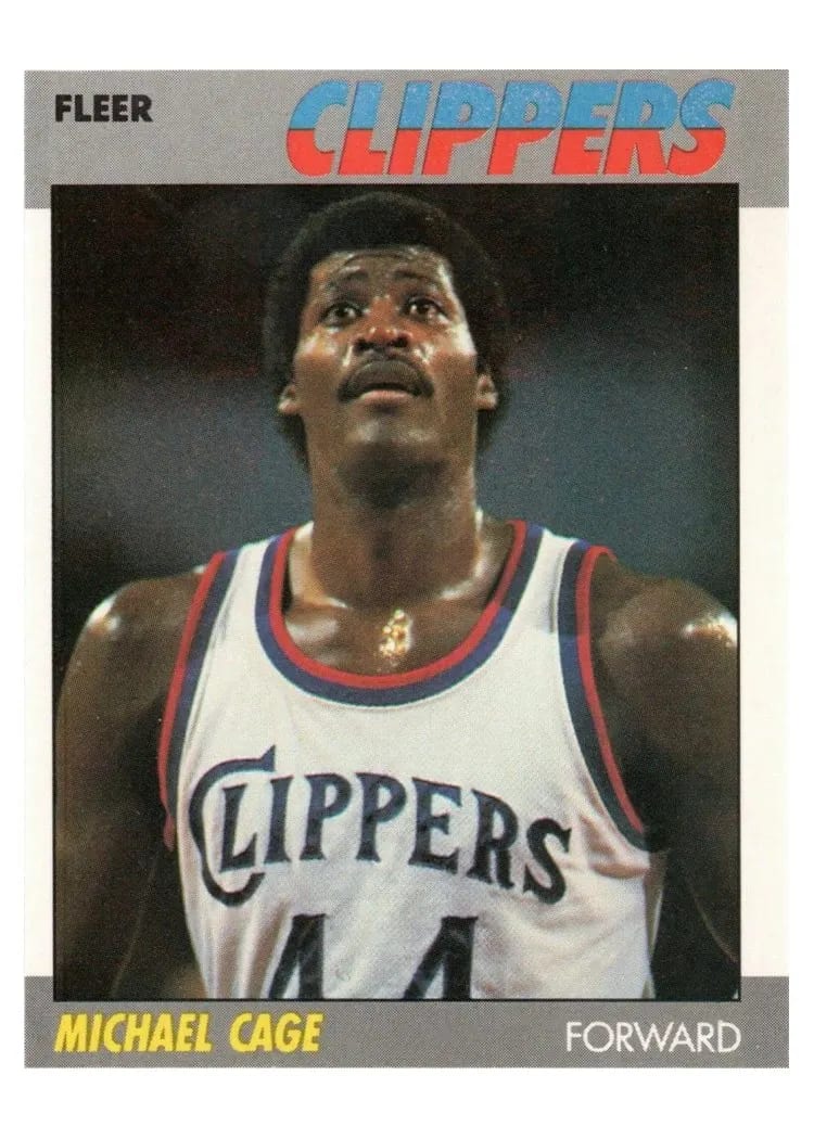 1987 Fleer Michael Cage #15 card