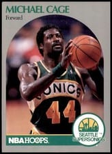 1990-91 Hoops Base Set Michael Cage #275 card