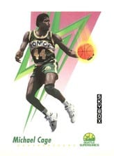 1991-92 SkyBox Base Set Michael Cage #267 card
