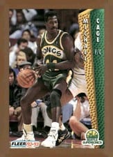 1992-93 Fleer Base Set Michael Cage #210 card
