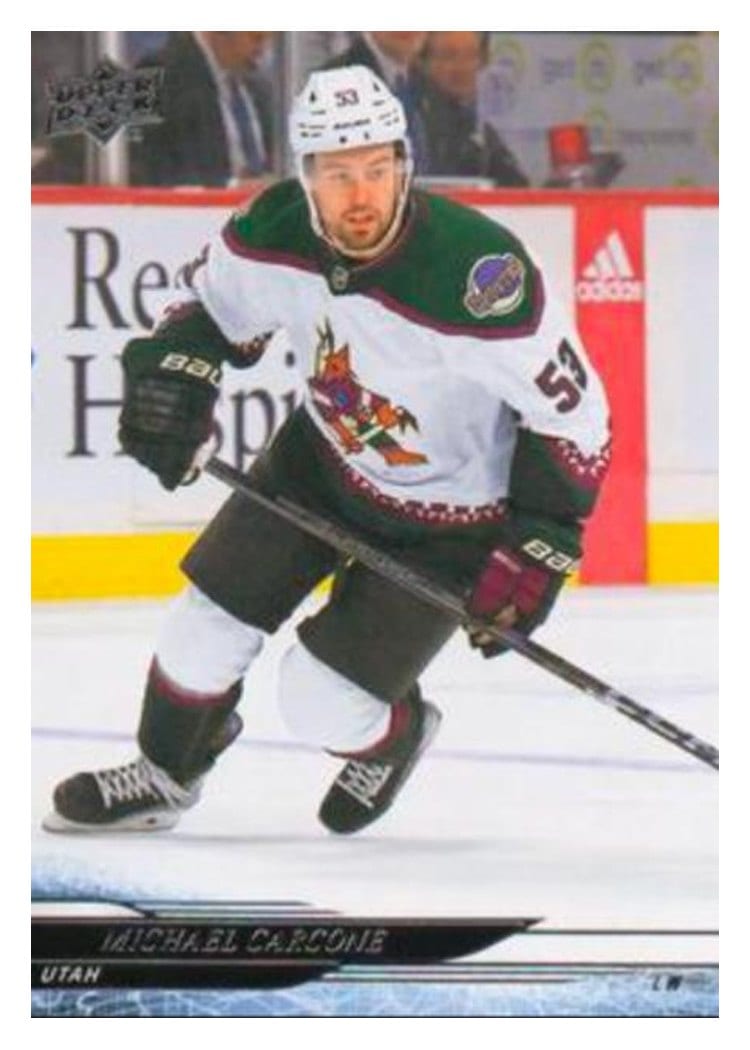 2024-25 Upper Deck Base Set Michael Carcone #420 card