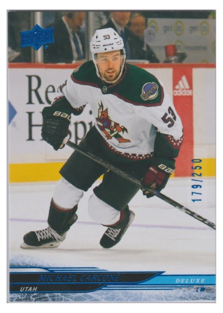 2024-25 Upper Deck Base Set Michael Carcone #420 card