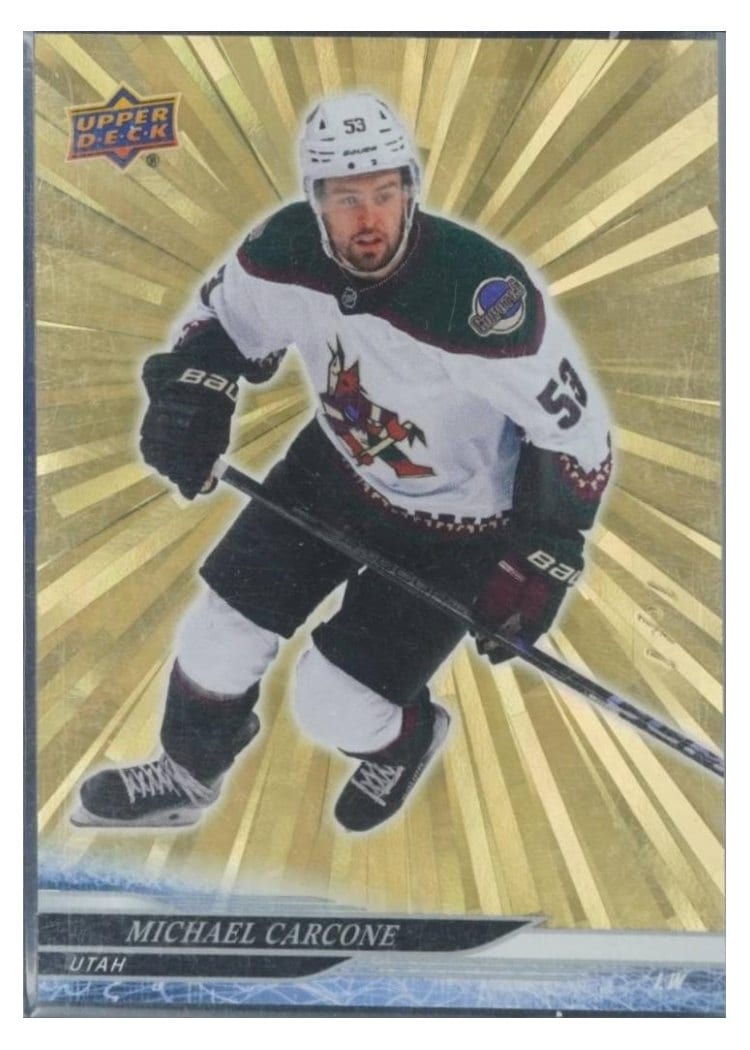 2024-25 Upper Deck Base Set Michael Carcone #420 card