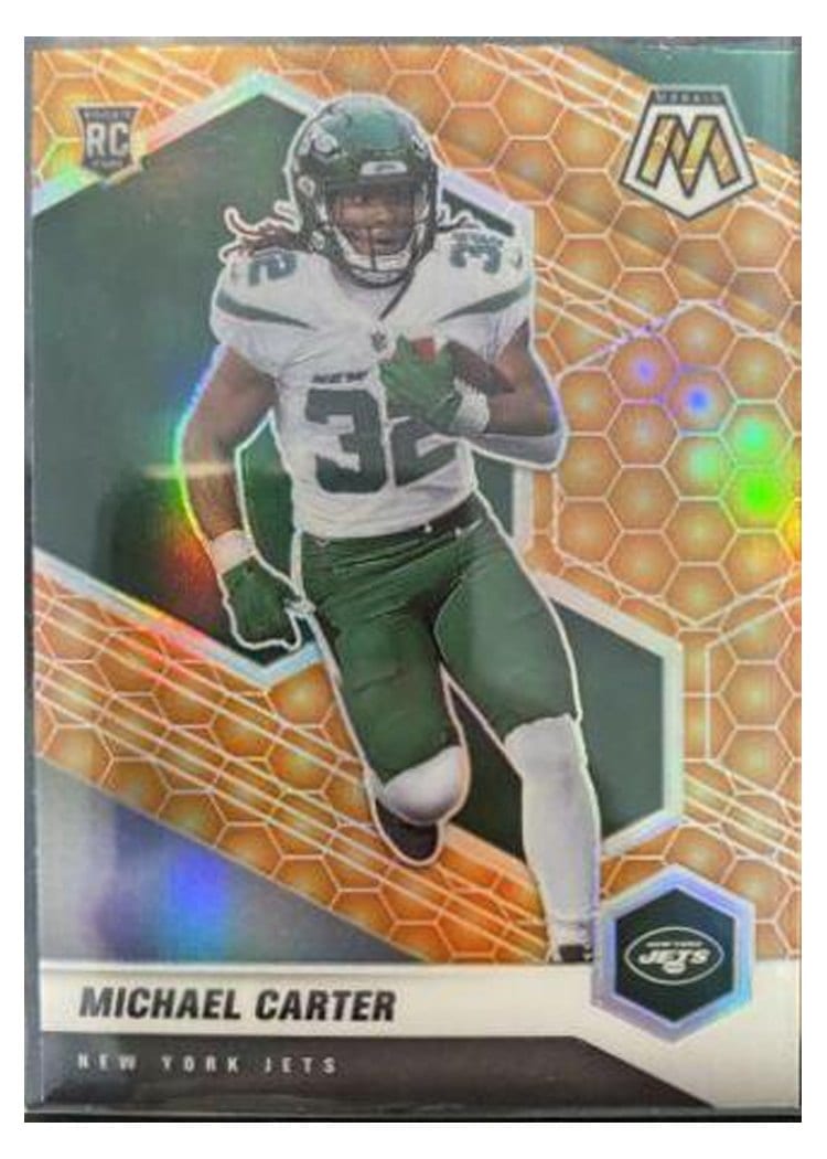 2021 Panini Mosaic Base Set Michael Carter #335 card