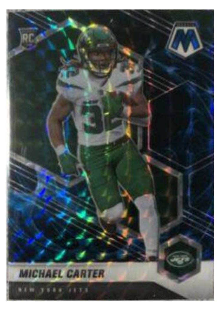 2021 Panini Mosaic Base Set Michael Carter #335 card