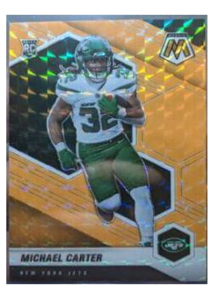 2021 Panini Mosaic Base Set Michael Carter #335 card